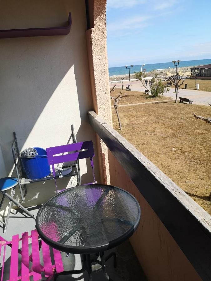 T2, Vue Sur Mer, Terrasse, Parking Prive Le Barcarès Eksteriør bilde